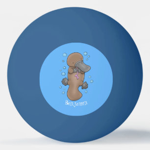 Pelota De Ping Pong Ilustracion personalizado de bebé de plaquypus fel