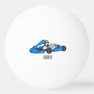 Pelota De Ping Pong Ilustracion personalizado de carreras de Kart