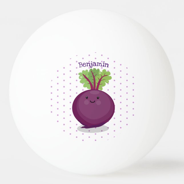Pelota De Ping Pong Ilustracion personalizado de cocina de raíz de rem (Anverso)