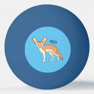 Pelota De Ping Pong Ilustracion personalizado de Fennec fox