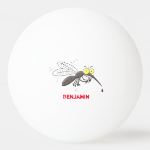 Pelota De Ping Pong Ilustracion personalizado de insectos de mosquitos