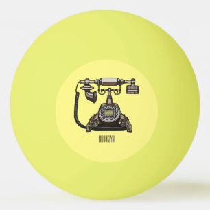 Pelota De Ping Pong Ilustracion personalizado de teléfono