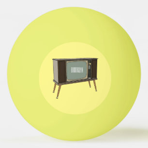 Pelota De Ping Pong Ilustracion personalizado de televisión