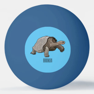 Pelota De Ping Pong Ilustracion personalizado de tortugas de Galápagos