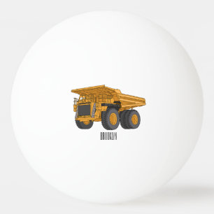 Pelota De Ping Pong Ilustracion personalizado del camión de altura