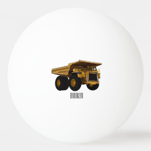 Pelota De Ping Pong Ilustracion personalizado del camión de altura