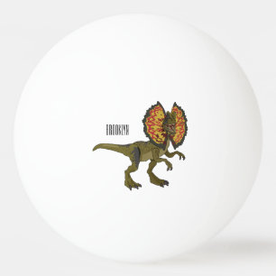 Pelota De Ping Pong Ilustracion personalizado Dilophosaurus