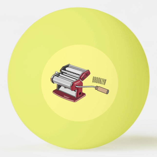 Pelota De Ping Pong Ilustracion personalizado fabricante de pasta (Anverso)