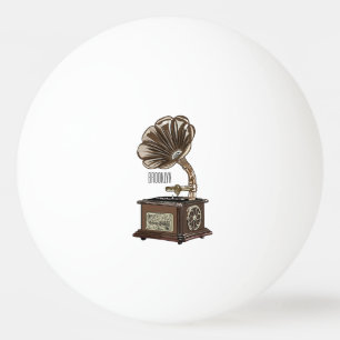 Pelota De Ping Pong Ilustracion personalizado girable