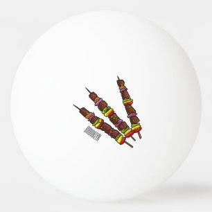 Pelota De Ping Pong Ilustracion personalizado kebab o kabob