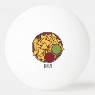 Pelota De Ping Pong Ilustracion personalizado Nachos