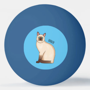 Pelota De Ping Pong Ilustracion personalizado siamés