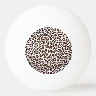 Pelota De Ping Pong Impresión de chocolate leopardo
