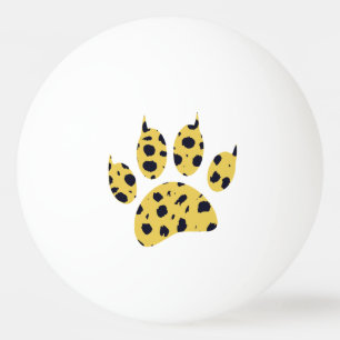 Pelota De Ping Pong Impresión de rutas de chapuzón