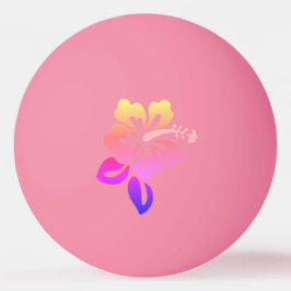Pelota De Ping Pong Impresión hawaiana