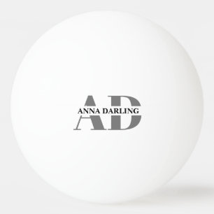 Pelota De Ping Pong Impresión simple monográfica moderna