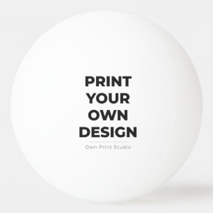 Pelota De Ping Pong Imprime tu propio diseño personalizado   Imprimien