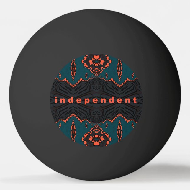 Pelota De Ping Pong Independiente y orgulloso (Anverso)