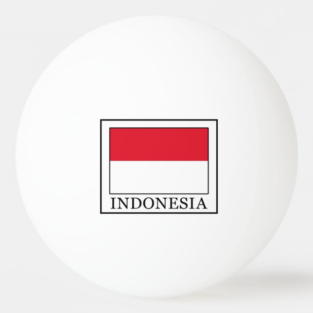 Pelota De Ping Pong Indonesia (Anverso)