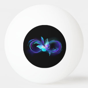Pelota De Ping Pong Infinito brillante con mariposa mágica