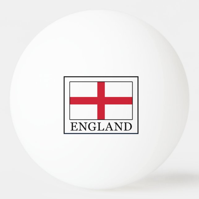 Pelota De Ping Pong Inglaterra (Anverso)