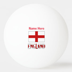 Pelota De Ping Pong Inglaterra y bandera inglesa personalizados 