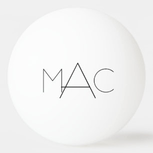 Pelota De Ping Pong Iniciales personalizadas