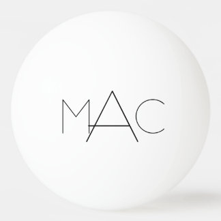Pelota De Ping Pong Iniciales personalizadas