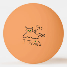 Pelota De Ping Pong Intenté Cat Ping Pong Ball