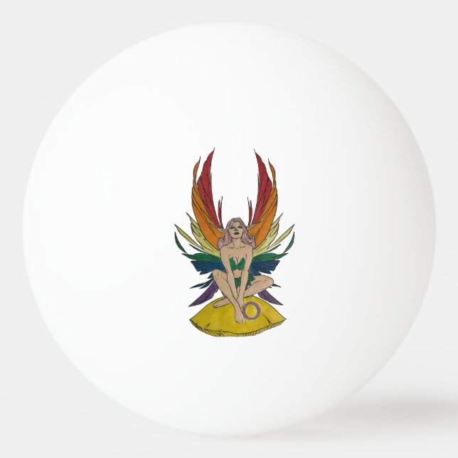 Pelota De Ping Pong Intersex Faerie (Anverso)