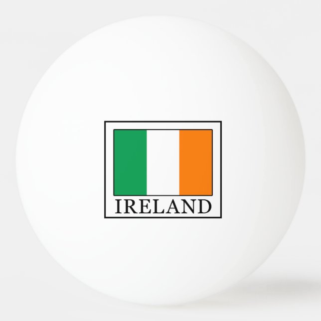 Pelota De Ping Pong Irlanda (Anverso)