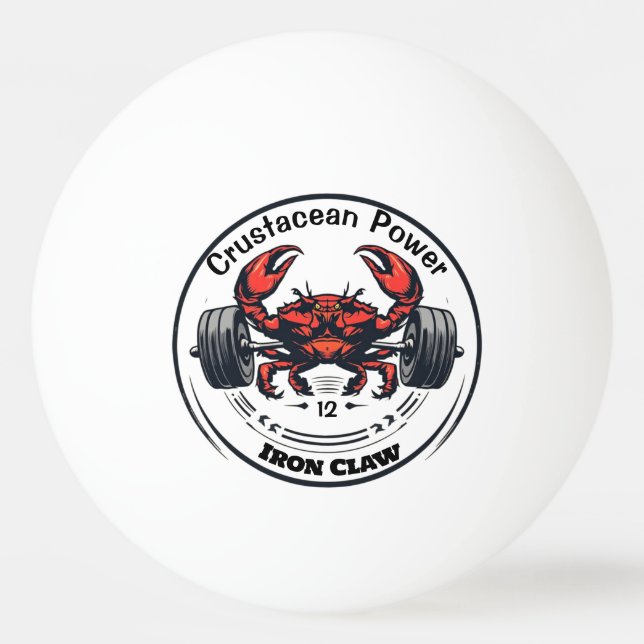 Pelota De Ping Pong Iron Claw (Anverso)