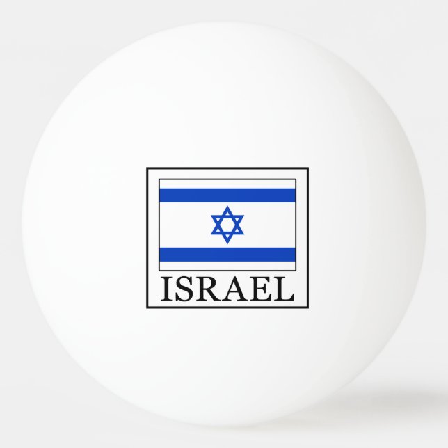 Pelota De Ping Pong Israel (Anverso)
