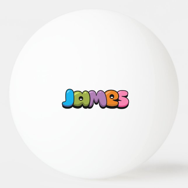 Pelota De Ping Pong James (Anverso)