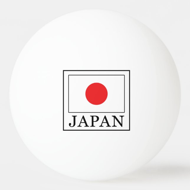 Pelota De Ping Pong Japón (Anverso)
