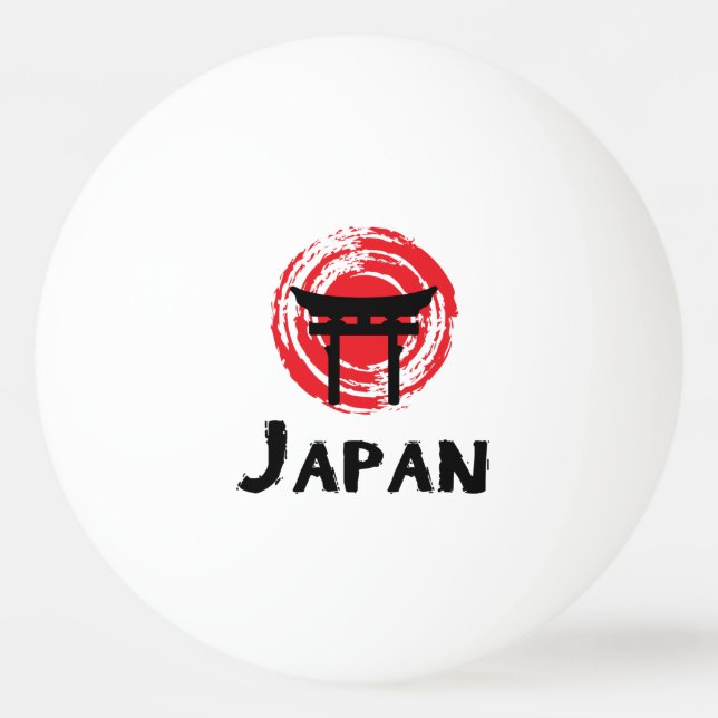 Pelota De Ping Pong Japón (Anverso)