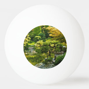 Pelota De Ping Pong Jardín Japonés - Estética Tradicional