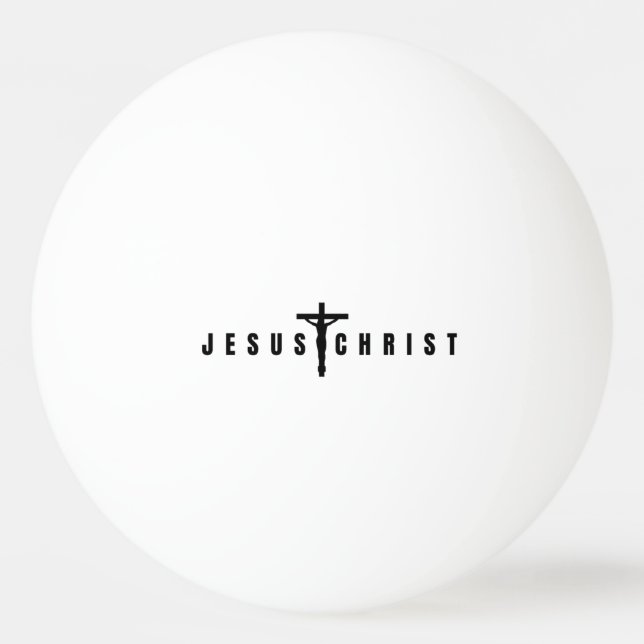 Pelota De Ping Pong Jesus Christ (Anverso)