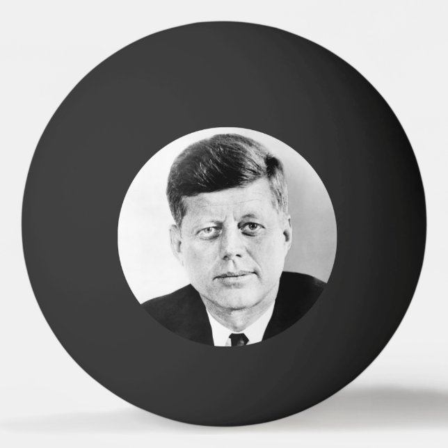 Pelota De Ping Pong John Jack Kennedy Casa Blanca Presidencial de EE. (Anverso)