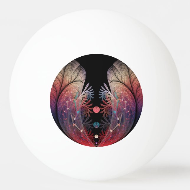 Pelota De Ping Pong Jonglage Abstract Modern Fantasy Fractal Art (Anverso)