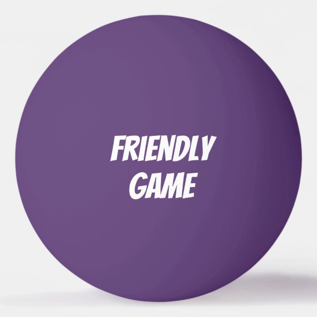 Pelota De Ping Pong Juego amigable Ping Pong Ball (Anverso)