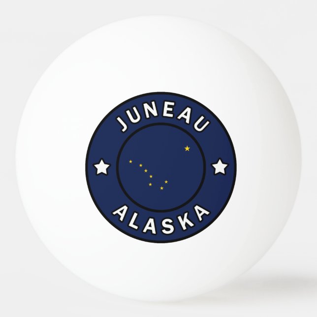 Pelota De Ping Pong Juneau Alaska (Anverso)