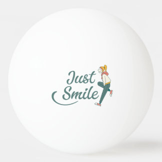 Pelota De Ping Pong Just Smile