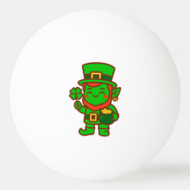 Pelota De Ping Pong Kawaii Lucky Leprechaun