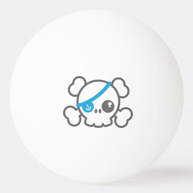 Pelota De Ping Pong Kawaii Pirate Skull Ping Pong Balls (Reverso)