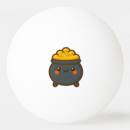 Pelota De Ping Pong Kawaii Pot of Gold