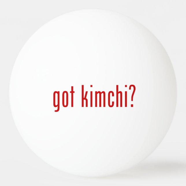 Pelota De Ping Pong ¿kimchi conseguido? (Reverso)