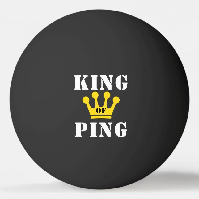 Pelota De Ping Pong King of Ping Ping Pong Ball (Anverso)