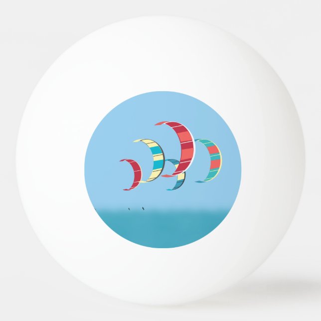 Pelota De Ping Pong Kite Surfing (Anverso)