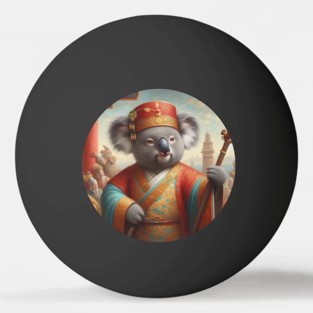 Pelota De Ping Pong Koala Antigua China (Anverso)